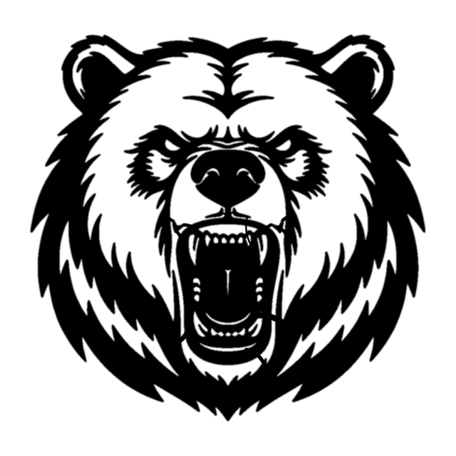 Stencil preview of Mad Bear